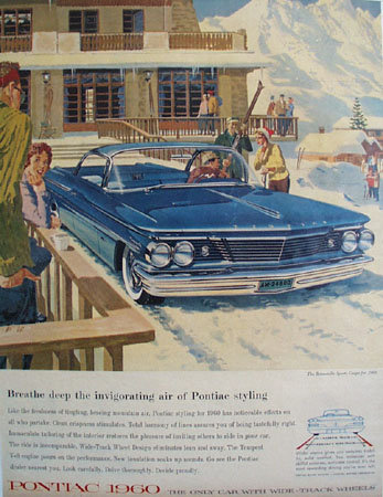 60 Pontiac Wide Track 1959 Ad.