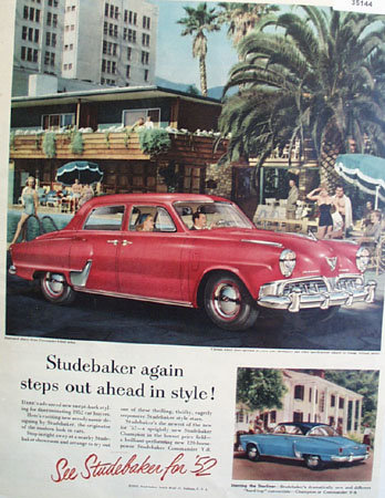 52 Studebaker State Commander 1952 Ad