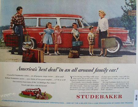 Studebaker Station Wagon 1955 Ad