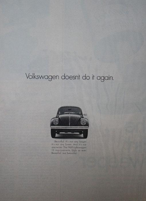 Volkswagen Bug 1968 Ad