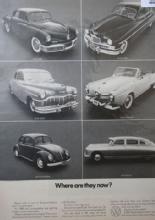 Volkswagen Bug Where Are They Now 1970 Ad