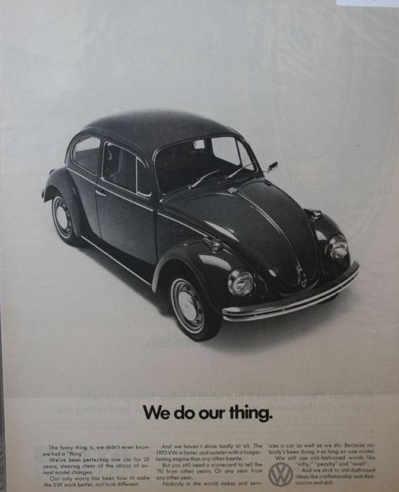 Volkswagen Bug 1970 Ad