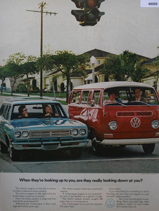 Volkswagen Station Wagon 1970 Ad.