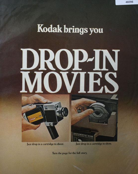 Kodak Drop in Movies 1970 Ad.