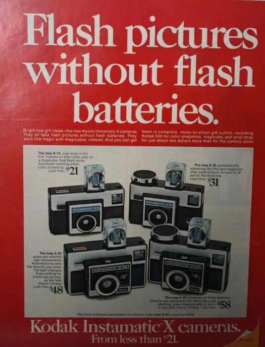 Kodak Instamatic X 15 Camera 1970 Ad