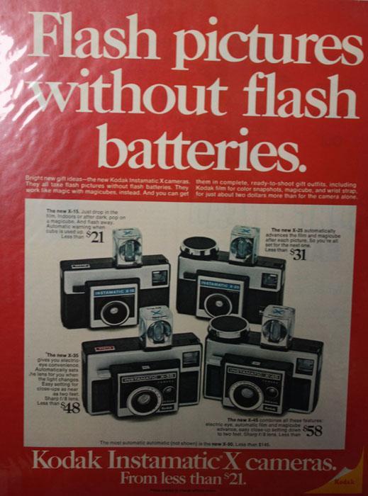 Kodak Instamatic X 15 Camera 1970 Ad