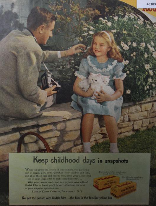 Kodak Verichrome Film 1949 Ad.