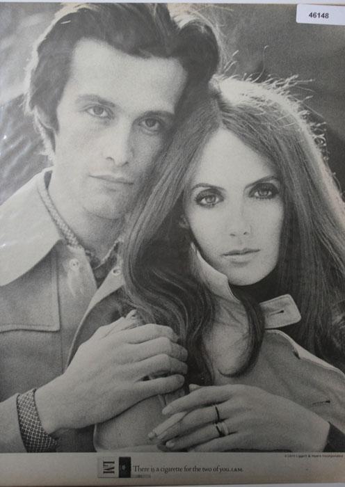 L And M Cigarette 1970 Ad.