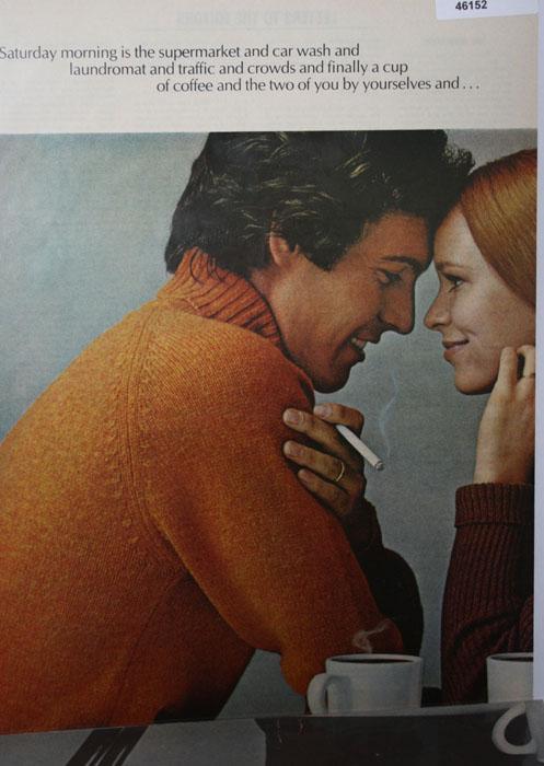 L And M Cigarette 1970 Ad.