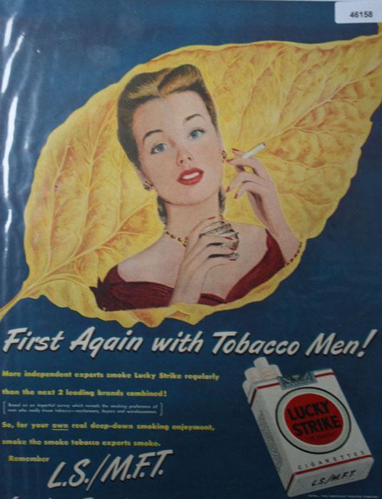 Lucky Strike Cigarettes 1949 Ad