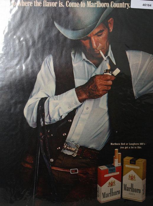 Marlboro Red Or Longhorn 100s Cigarettes 1970 Ad.