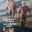 Marlboro Red or Longhorn 100s Cigarettes 1970 Ad