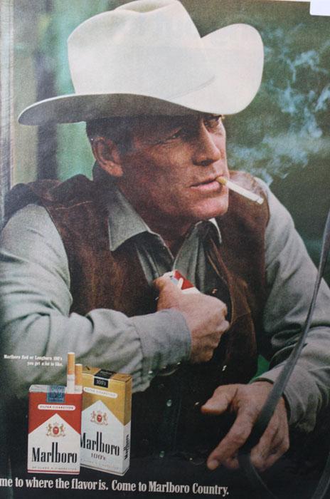 Marlboro Red Or Longhorn 100s Cigarettes 1970 Ad.