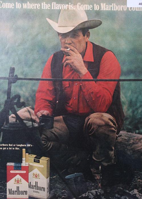 Marlboro Country 1970 Cigarette Ad