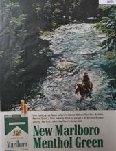 Marlboro Menthol Green 1966 Cigarette Ad.