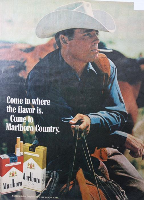 Marlboro Cigarettes 1970 Ad.