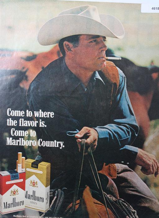 Marlboro Cigarettes 1970 Ad.