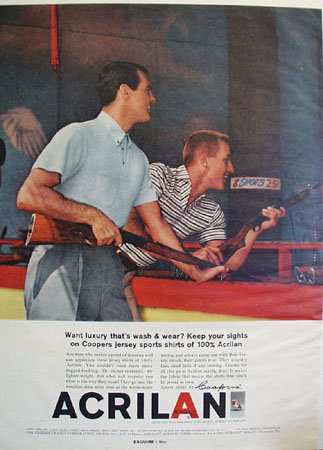 Coopers Shirts of Acrilan Ad 1957