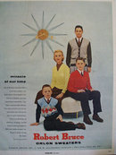 Robert Bruce Orlan Sweaters Miracle Ad 1956