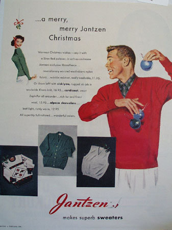 Jantzen Christmas Ad 1951
