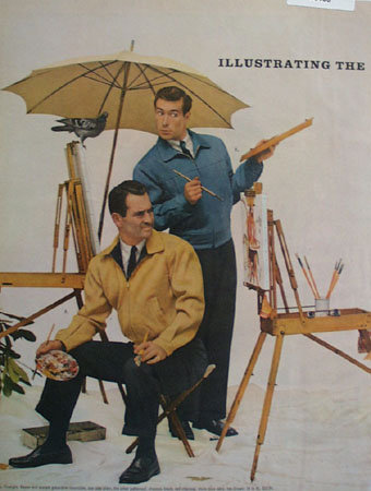 Talon Fastener Vivid Look Ad 1955