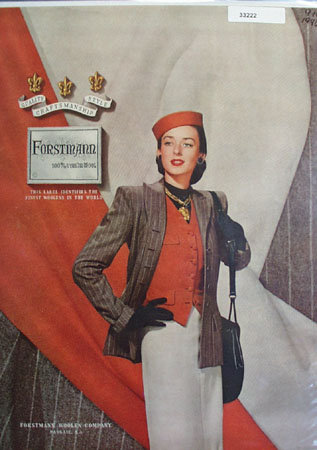 Forstmann Womens Suit Ad 1946