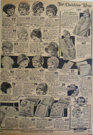 Montgomery Ward Outdoor Wear for Children Ad 1925