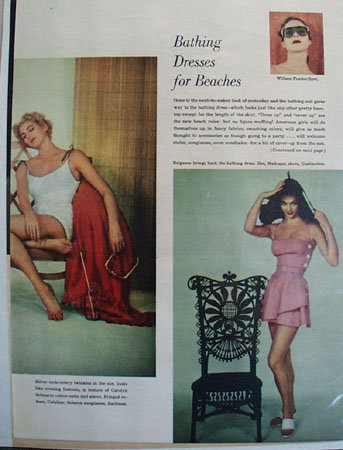 Jantzen Swim Suits Flaming Colors Ad 1951