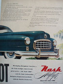 Nash Airflyte Aerodynamic Dream 1948 Ad.