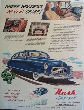Nash Motors Division 1950 Ad