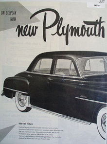 Plymouth New Inside and Outside 1951 Ad