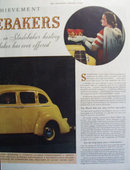 Studebaker Crown Achievement 1937 Ad
