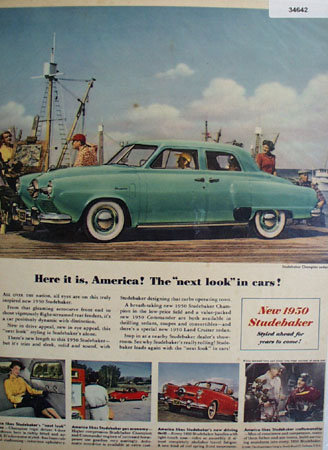 Studebaker Next Look 1949 Ad