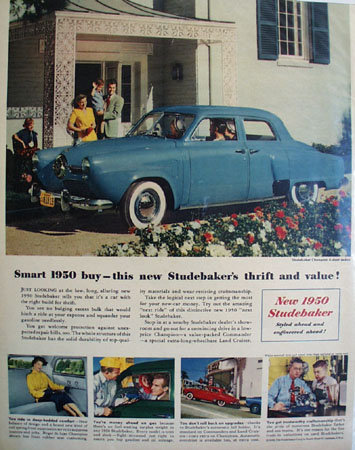 Studebaker Smart Buy 1950 Ad