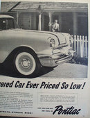 Pontiac Strato Streak V-8 1955 Ad