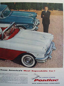 Pontiac Hottest And Most Dependable Car 1956 Ad