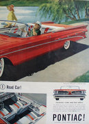 Pontiac Wide track Wheels 1958 Ad