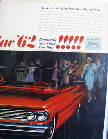 Pontiac Catalina Number One Road Car 1961 Ad