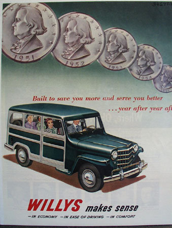 Willys Station Wagon Built To Serve 1951 Ad