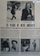 Miss America 25 Years 1945 Article