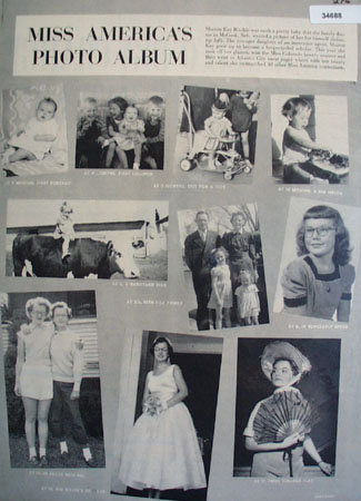Miss America Sharon Kay Ritchie 1955 Article