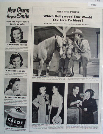 Hollywood Stars 1947 Article
