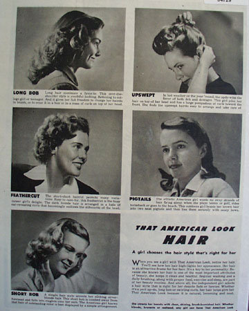 That American Look Hair 1946 Article