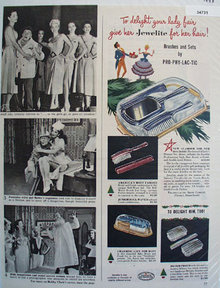 Brushes and Sets By Pro-Phy-Lac-Tic 1948 Ad