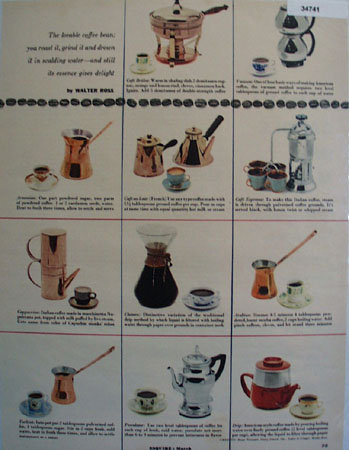 Walter Ross Coffee And Coffee Pot 1953 Article