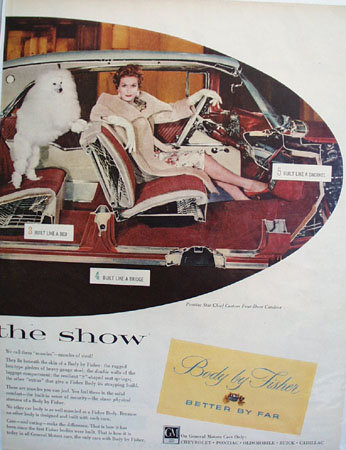 Body by Fisher 1957 Ad
