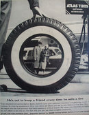 Atlas Tires Batteries And Accessories 1956 Ad