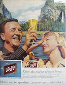 Schlitz Beer by Jos. Schlitz Brewing Co. 1959 Ad