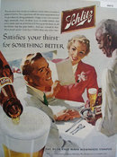 Jos. Schlitz Brewing Co. 1956 Ad