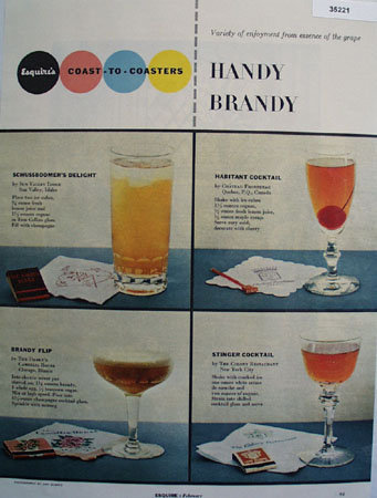 Handy Brandy Essence Of The Grape 1954 Article